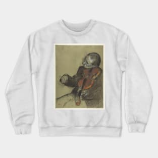 Violinist, Study for "The Dance Lesson" Crewneck Sweatshirt